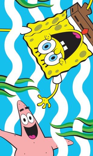 UTERÁK DO ŠKOLKY PRE DETI 30X50 SPONGEBOB LETO Carbotex