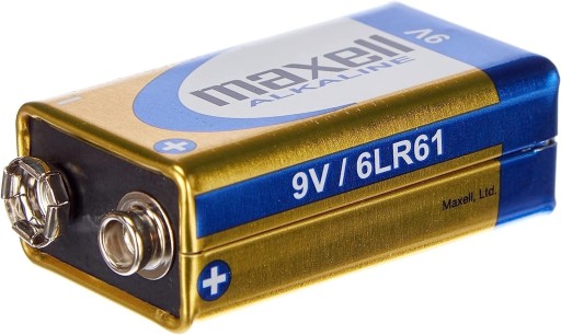 Batéria 9V 6F22 Alkaline Maxell 6LR61 R9 Toys Diaľkové ovládanie 1 kus