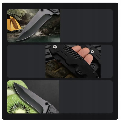 TAKTICKÝ VOJENSKÝ LOVECKÝ Nôž FINKA SURVIVAL SKLADACÍ KEMPING SHARP
