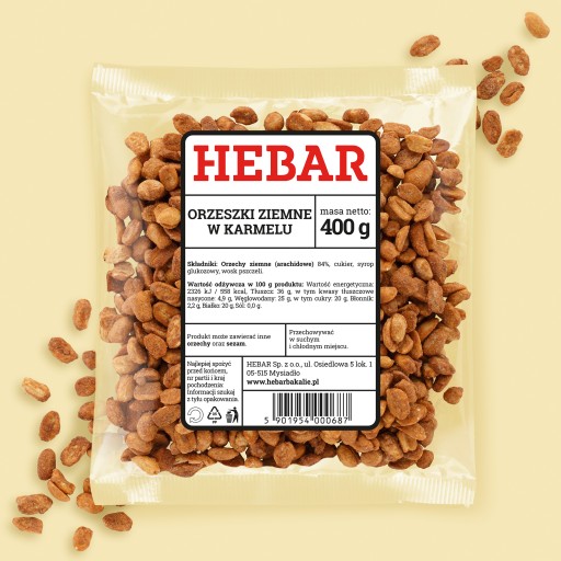 ARAŠIDY V KARAMELI 400 G ARAŠIDY
