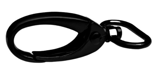 Kovová karabína 20 mm CRAB Matte Black