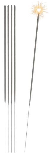 STUDENÉ SPARKERS DLHÉ 40 cm 5 ks na narodeniny, svadbu, Silvestra