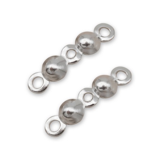 Strieborné 925 lapače Hroty Svorky 6,5x3mm 2 ks