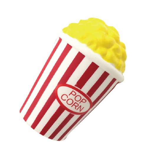 VEĽKÉ HRAČKY SQUISHY POPCORN ANTISTRESOVÉ 12CM