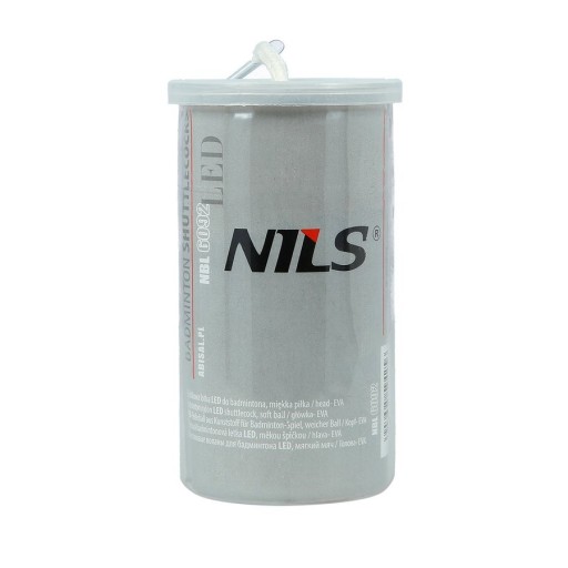 NILS NBL6092 NYLONOVÁ LED UZÁVIERKA 1 KS S LOPTIČKOU BADMINTON SADA