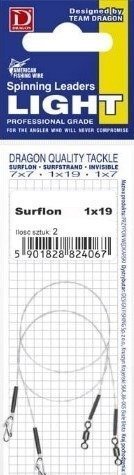 DRAK 1x19 Surflon náväzec 3kg LIGHT 20cm