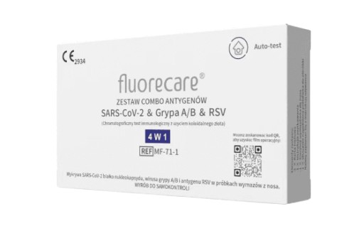Fluorecare Test – COVID-19 Influenza AB RSV Combo 4v1
