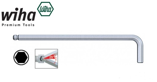 Imbusový kľúč 4mm dlhý s guľôčkou 01398 WIHA