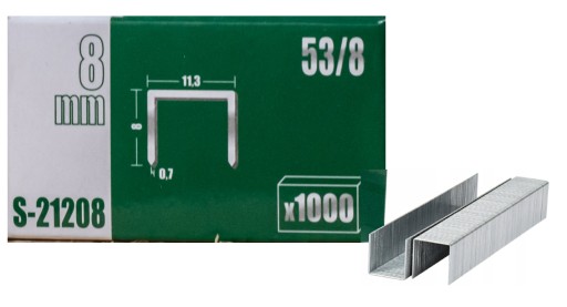 Čalúnnické sponky do zošívačky TYP 53 8mm 1000 ks