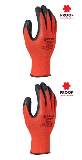 PRACOVNÉ RUKAVICE OCHRANNÉ LATEXOVÉ RUKAVICE SILNÝ PROOF REDWORK Veľkosť 10 1 PÁR