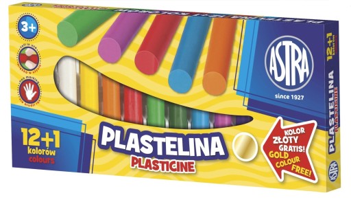 Astra Plastelína 13 farieb 12+1 zdarma