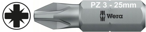 WERA 855/1 Z Bit Hrot PZ3 Pozidriv PZ 3 25mm 1ks