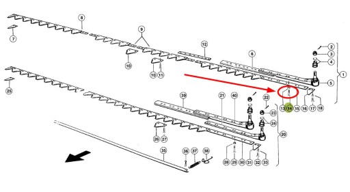 626406.1 Montážna skrutka hlavy krovinorezu M6 x 25