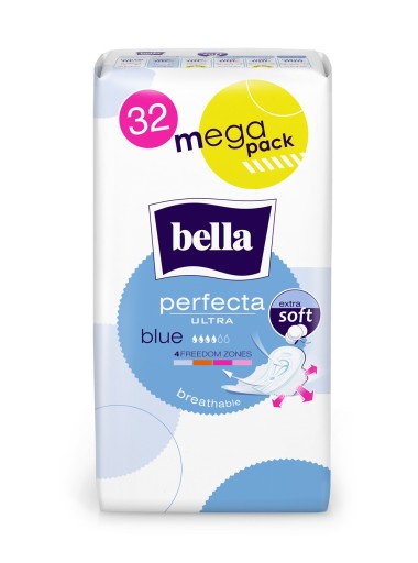 Bella Perfecta Ultra Blue hygienické vložky 32 ks.