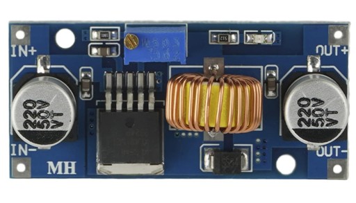 XL4015 znižovací menič 5A 1,25V-36V DC-DC