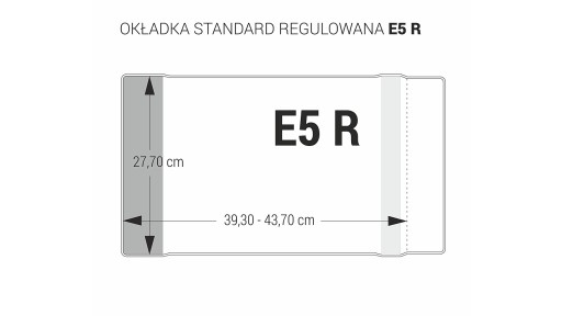 Obal na notebook E5-277, nastaviteľný, 10 ks. Biurfol