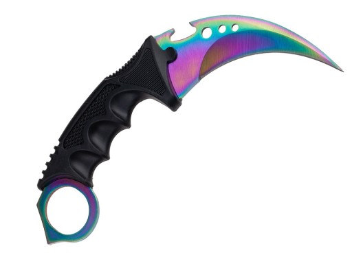 INDONESIA KARAMBIT Nôž RAINBOW CAW CSGO 19 cm