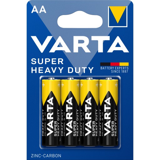Batéria AA R6P 4 ks VARTA SUPERLIFE ZINC CARBON