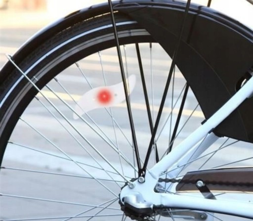 LED SVETLO NA BICYKEL NA KRYTE SPÚŠOK KOLESA
