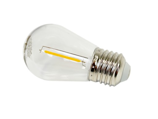 5x E27 LED žiarovka 1W 2700K retro dekoratívna slza na girlandy