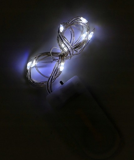 SVIETIACA LED LAMPA KÁBEL 10 KS 100 cm + BATÉRIE