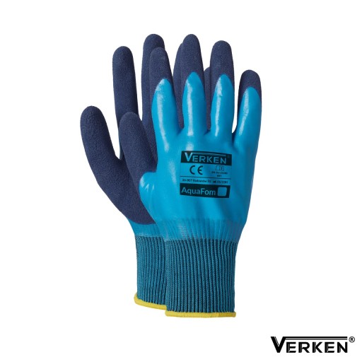 PRACOVNÉ RUKAVICE VODEODOLNÉ VODEODOLNÉ rukavice aquafom LATEX L/9