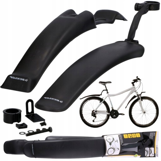 BLATNÍKY NA BICYKEL BLATNÍK NA BICYKEL DUNLOP 24-26 SET PREDNÝ ZADNÝ SET