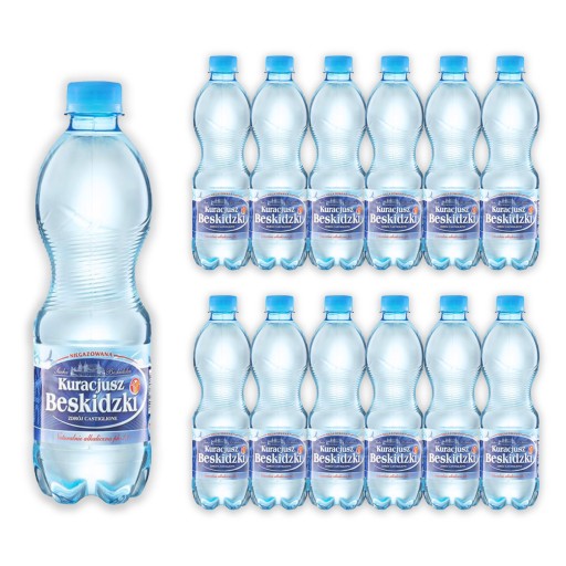 Kuracjusz Beskidzki neperlivá voda 0,5l 12 kusov