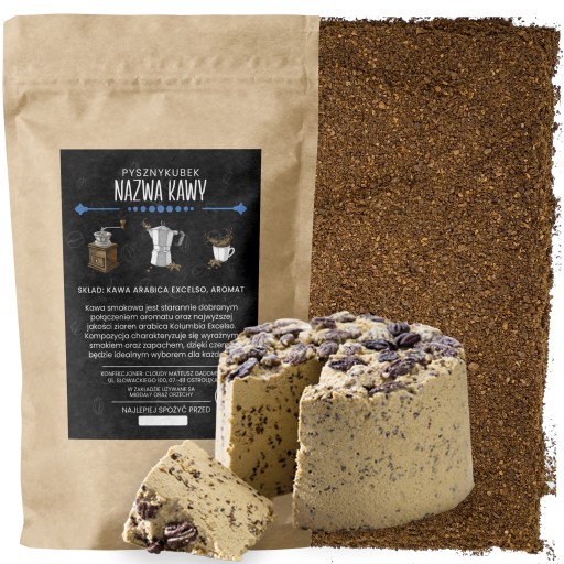 Mletá káva, ochutená, HALVA CAKE 100G, ochutená chalva
