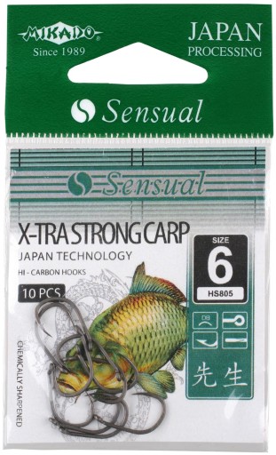 Mikado Sensual X-Tra Strong Carp Háčiky veľ. 6
