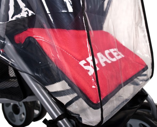 FÓLIOVÝ KOČÍK PROTI DAŽĎU S VYPNITEĽNOU RÚČKOU