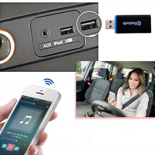 BLUETOOTH 5.0 PRIJÍMAČ, AUX JACK USB VYSIELAČ
