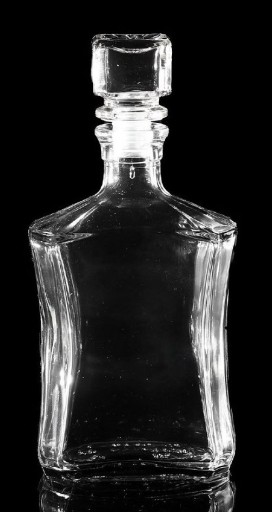 ATENA KARAFA 0,5L S KORKOM NA WHISKY, VÍNO, LIKÉR, ŠŤÁVA, VODA, DARČEK 500ml