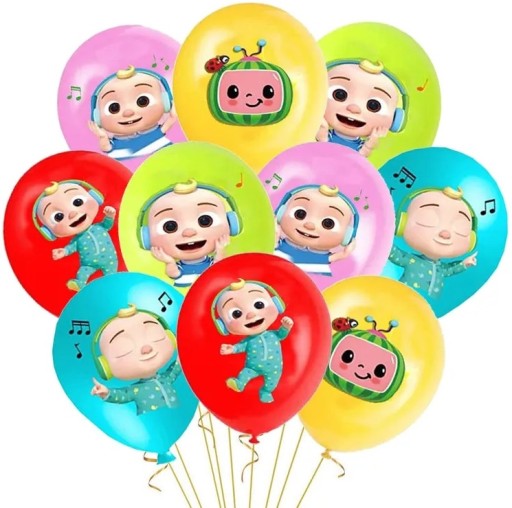 COCOMELON JOJO JJ BALÓN SET 10 ks