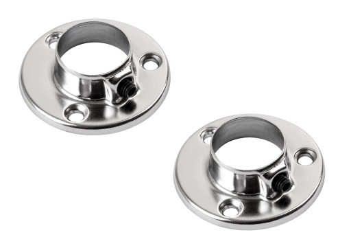 2x RÚŽOVÁ RÚŽKA RUŽICA ROZETOVÁ RÚRKA UPEVŇOVACIA RÚRKA FI25MM