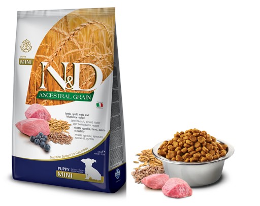 Krmivo pre psov Farmina ND Mini Puppy Lamb 500g HMOTNOSŤ