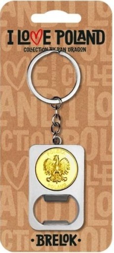Otvárač na kľúčenky I Love Poland