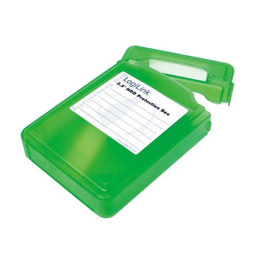 LOGILINK Ochranný box pre 3,5-palcový HDD Zelený