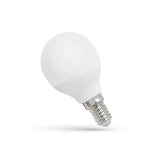 LED guľová žiarovka E14 4W 320lm teplá