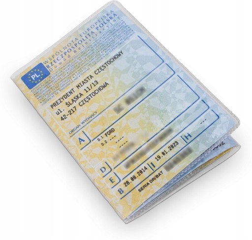 Cover Case Trojdielny obal na osvedčenie o evidencii, bezfarebný, 1 ks