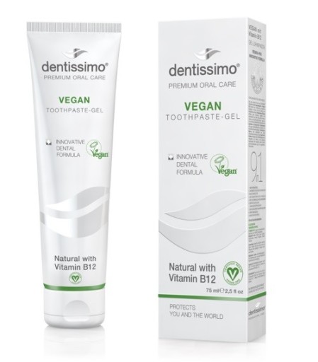 Dentissimo VEGAN - Zubná pasta s vitamínom B12 - 75ml