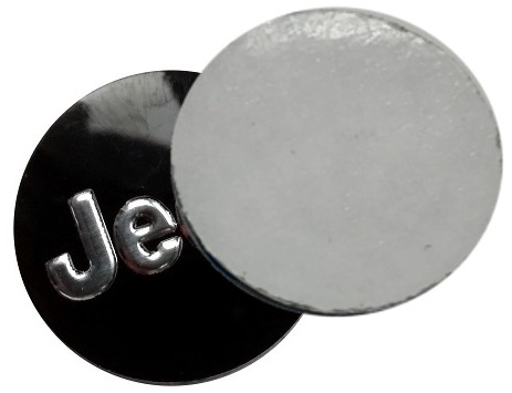 Emblémový odznak kľúča na diaľkové ovládanie pre Jeep 14 mm