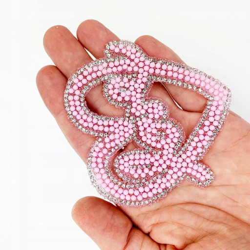 PATCH Thermo Iron-on Love Heart kamienky