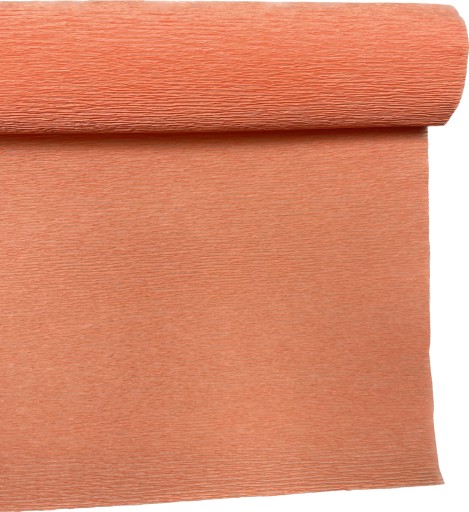 Taliansky krepový papier 617 oranžová pivonka