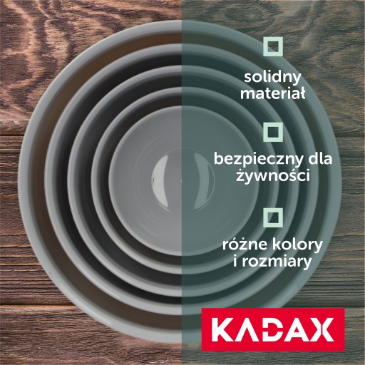 PLASTOVÁ KUCHYŇSKÁ MISKA NA ŠALÁT, 0,5l, ŠEDÁ