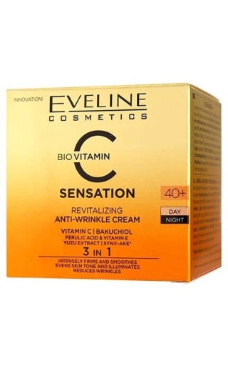 Eveline Krém Sensation Bio vitamín C 40+