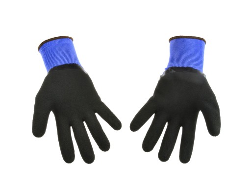 Ochranné pracovné rukavice Polyester latex VEĽKOSŤ 10