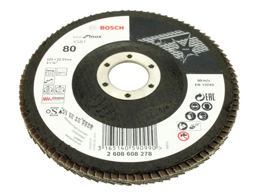 BOSCH KOTOUČ KLAPKA 125mm GR.80 PRE INOX