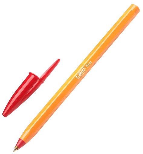 Pero Bic Orange 0,3 mm červené x 10