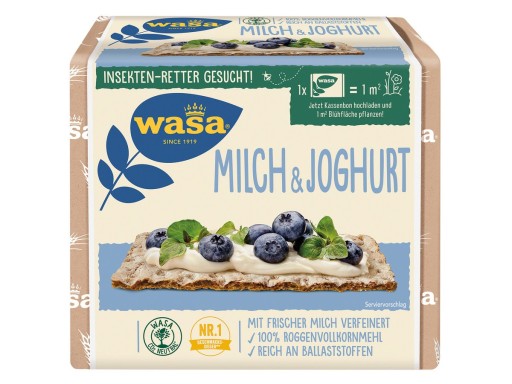 WASA CHRÁMKY CHLIEB, MLIEKO A JOGURT 230G